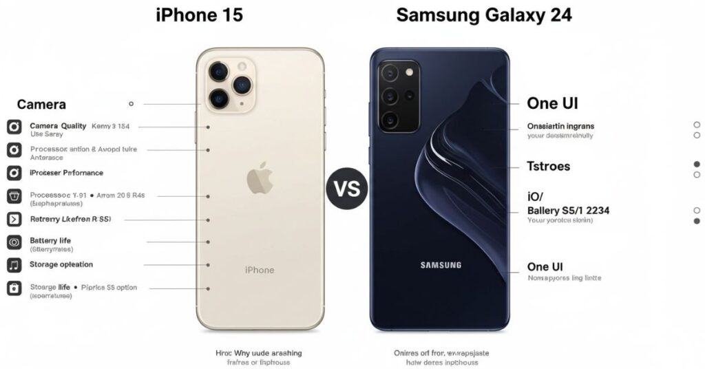 iPhone 15 vs Samsung Galaxy S24