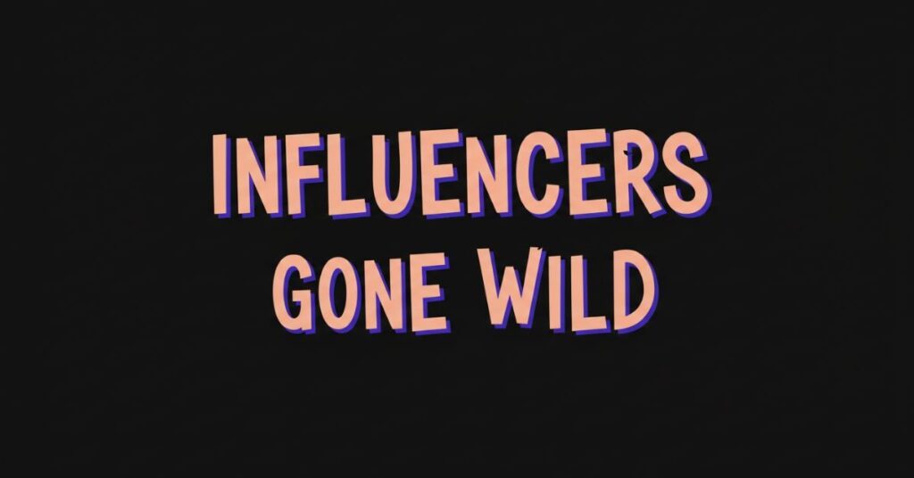Influencers Gone Wild